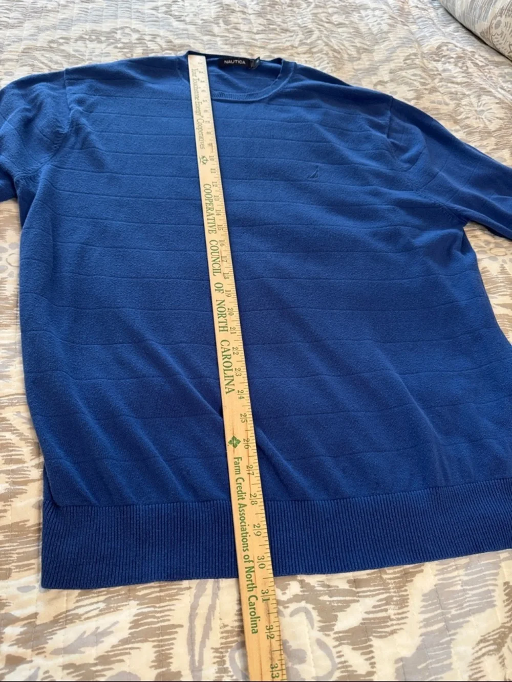 Nautica Men's Crewneck Sweater in Royal Blue